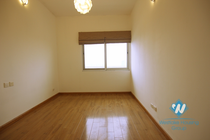 Unfurnished 4 bedrooms apartment for rent in E building, Ciputra, Hanoi 